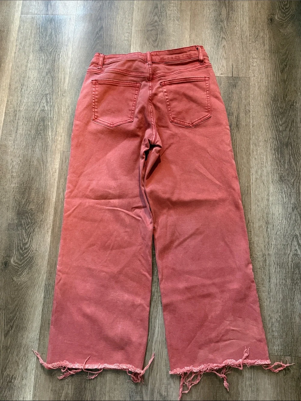 Vervet Russet - High Rise 90's Vintage Hem Detail Flare Jeans - Picture 4 of 14
